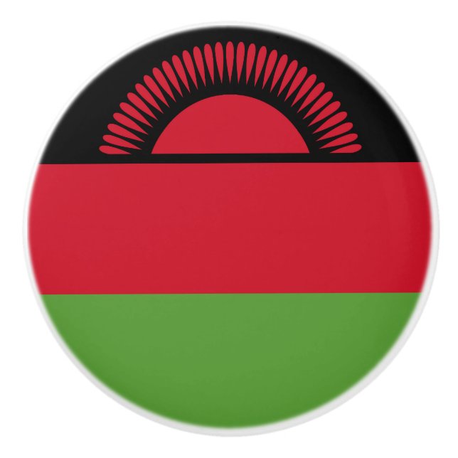 Malawi flagga knopp (Framsidan)