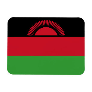 Malawi flagga magnet