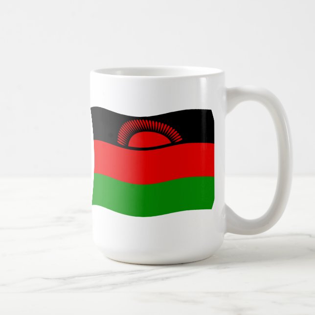 Malawi Flagga Mugg (Höger)