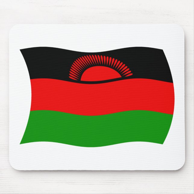 Malawi Flagga Musmatta (Framsidan)