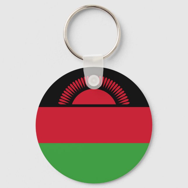 Malawi Flagga Nyckelring (Framsida)