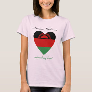 Malawi Flagga Raring T-Shirt