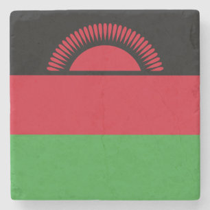 Malawi flagga stenunderlägg