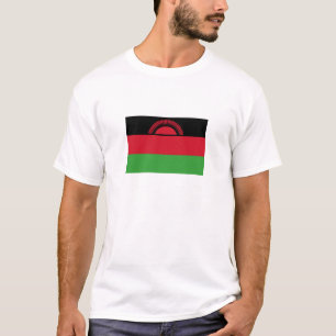 Malawi flagga t shirt