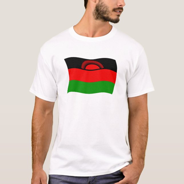 Malawi Flagga Tröja (Framsida)
