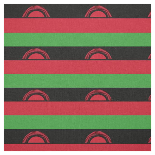 Malawi flagga tyg (Provkarta)