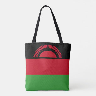 Malawi flagga tygkasse