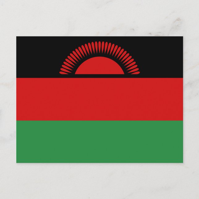 Malawi Flagga vykort (Framsida)