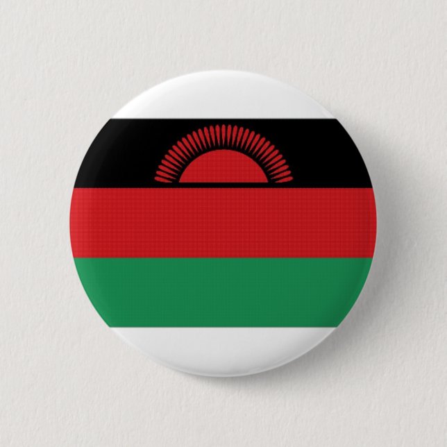 Malawi medborgareflagga knapp (Framsida)