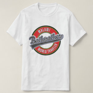 Malawi-resande i ryggsäckspassen t shirt