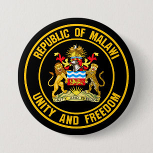 Malawi Round Emblem Knapp