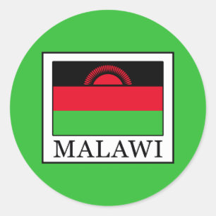 Malawi Runt Klistermärke