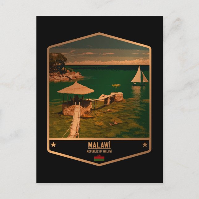 Malawi Vykort (Framsida)