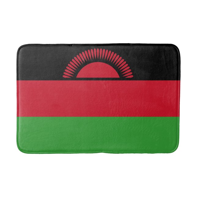 Malawis flagga badrumsmatta (Framsidan)
