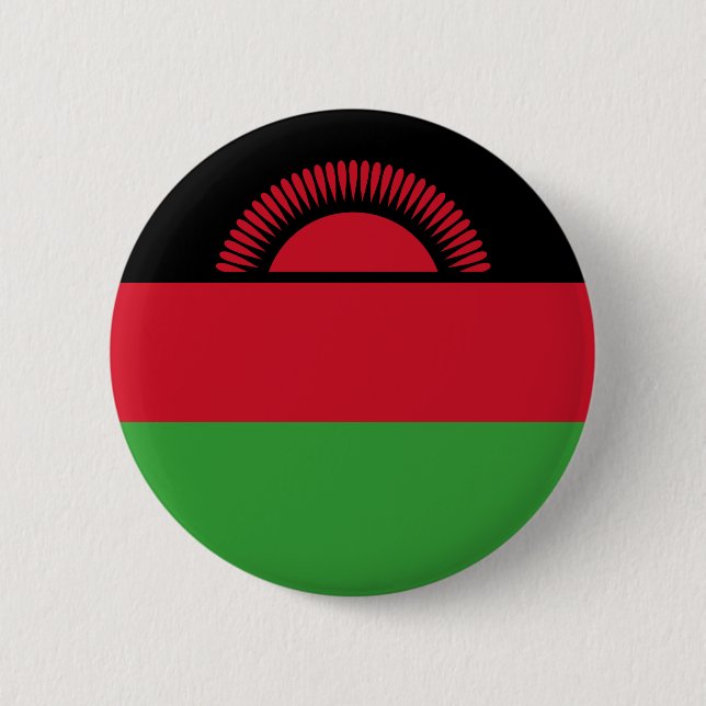 Malawis flagga knapp (Framsida)