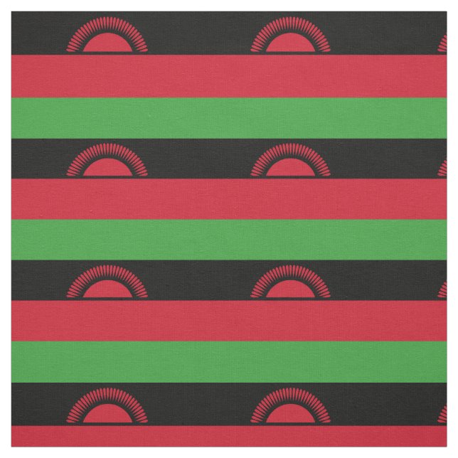Malawis flagga tyg (Provkarta)