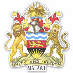 Malawis Jacka i Arm Patriotic Klistermärken