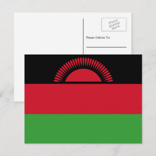 Malawisk flagga, Flagga för Malawi Vykort