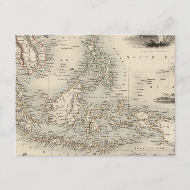 Malay Archipelago eller Öster India Islands Vykort (Framsida)