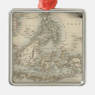 Malay Archipelago eller Öster Indien Julgransprydnad Metall