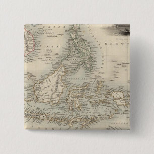 Malay Archipelago eller Öster Indien Knapp