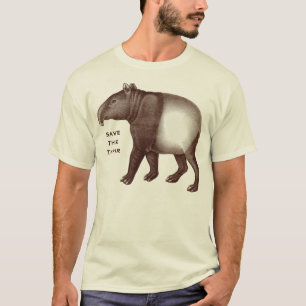Malayan Tapir - Spara Tapir, I Kärlek Tapirs T Shirt