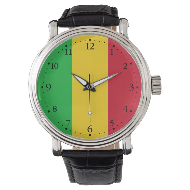Malays flagga armbandsur (Framsida)