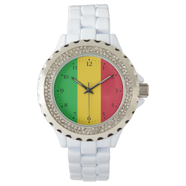 Malays flagga armbandsur (Framsida)