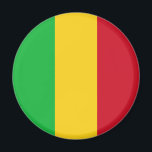 Malays flagga magnet<br><div class="desc">Malays patriotiska flagga.</div>