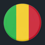 Malays flagga magnet<br><div class="desc">Malays patriotiska flagga.</div>