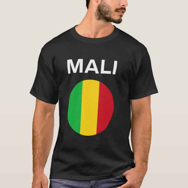 Malays flagga Modern T Shirt (Framsida)