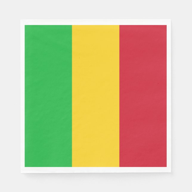Malays flagga pappersservett (Framsidan)