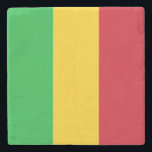 Malays flagga stenunderlägg<br><div class="desc">Malays patriotiska flagga.</div>