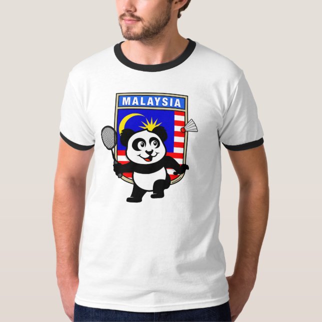 Malaysia Badminton Panda Tröja (Framsida)