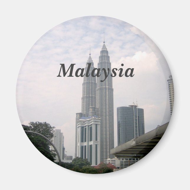 Malaysia Cityscape Magnet (Framsidan)
