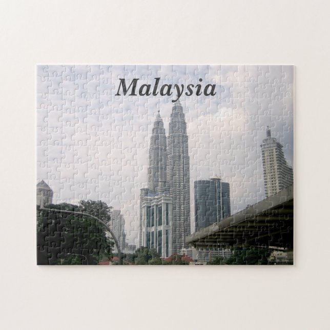 Malaysia Cityscape Pussel (Horisontell)