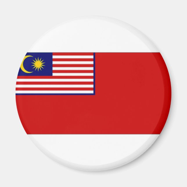 Malaysia Civil Ensignation Magnet (Framsidan)