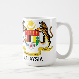 MALAYSIA - emblem/flagga/symbol/vapensköld Kaffemugg