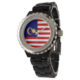 Malaysia flagga armbandsur