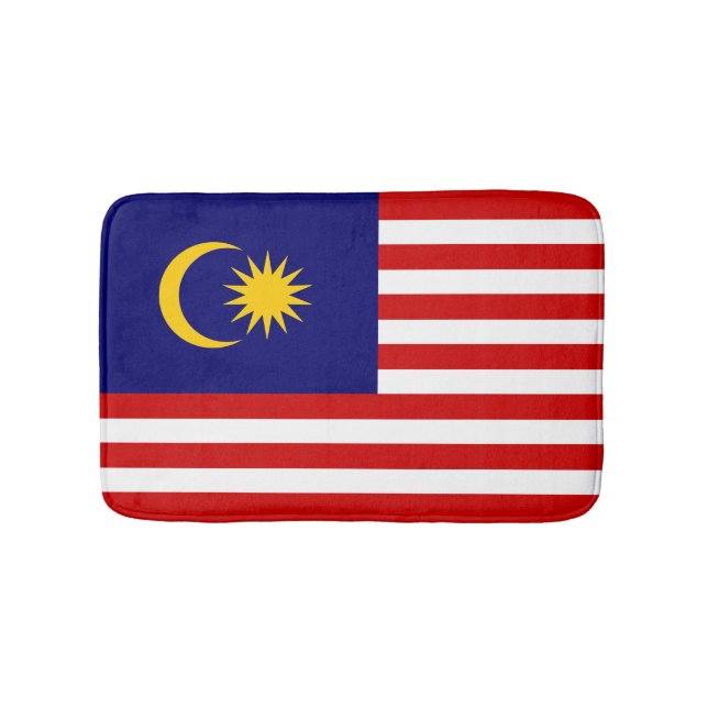 Malaysia flagga badrumsmatta (Framsidan)