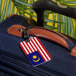 Malaysia flagga bagagebricka