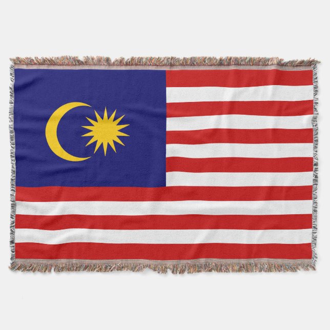 Malaysia flagga filt (Framsidan)