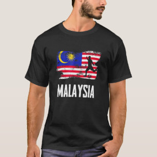 Malaysia Flagga Jersey Malaysian Soccer Team Malay T Shirt