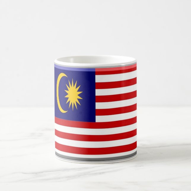 Malaysia - Flagga - Kaffemugg (Center)