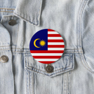 Malaysia flagga knapp