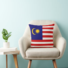 Malaysia flagga kudde