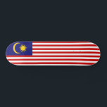 Malaysia Flagga Mini Skateboard Bräda 18,5 Cm<br><div class="desc">Patriotic flagga av Malaysia.</div>