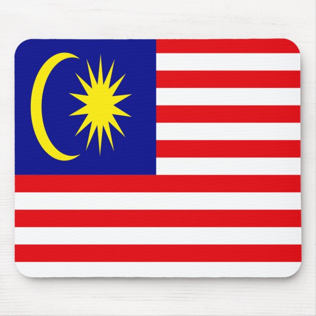 Malaysia flagga musmatta (Framsidan)