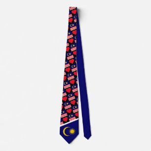 Malaysia Flagga och Mönster Malaysias Pride Slips
