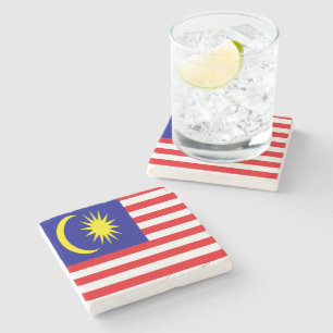 Malaysia flagga stenunderlägg